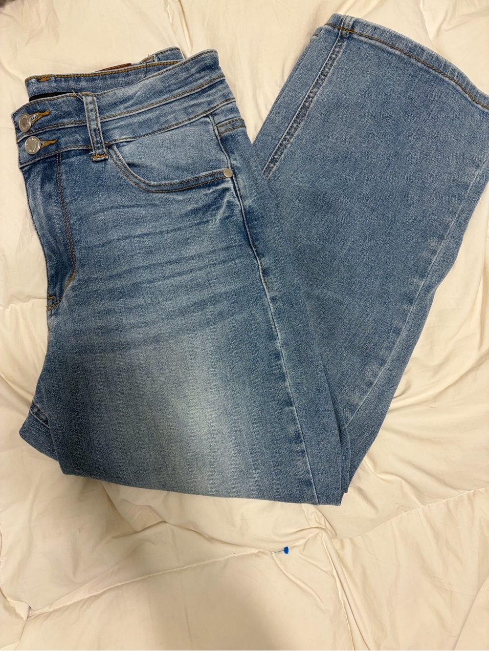 torrid Bombshell Wide Leg Jeans - Light Blue